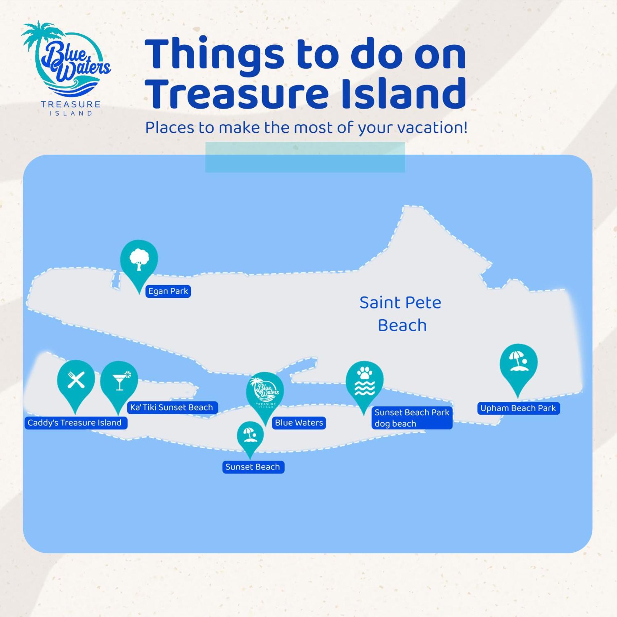 Blue Waters Treasure Island Hotel Exterior foto